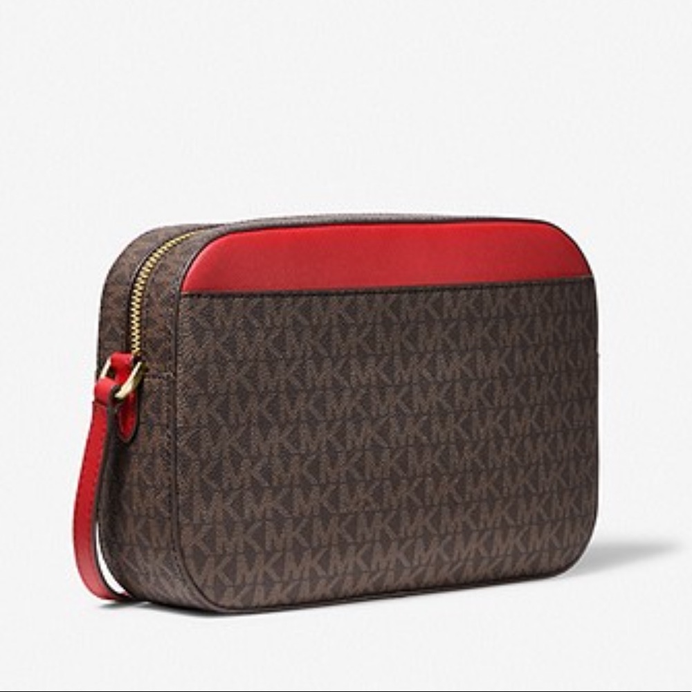 Michael Kors Jet Set Large Logo Crossbody Bag - Picture 3 of 16